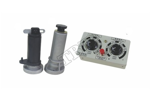 Tay đỡ dây hàn và hộp điều khiển dòng hàn