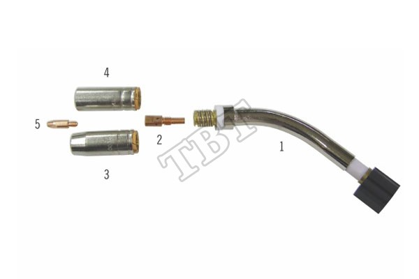 Bộ đầu súng và cổ Cong 25AK